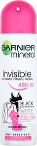Garnier Mineral Deo Spray Invisible Bwc 150ml