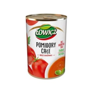 Łowicz Pomidory Całe 400g