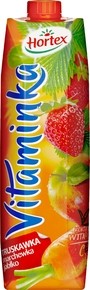 Hortex Vitaminka Marchew Jabłko Truskawka 1l