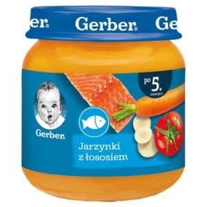 Gerber Jarzynki z Łososiem 125g