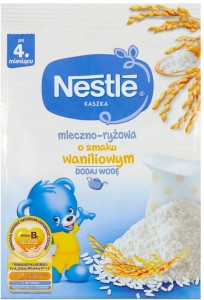 Nestle Kaszka Mleczno-Ryżowa Waniliowa 230g