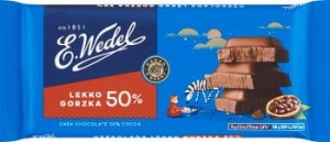 Wedel Czekolada Lekko Gorzka 50% 90g
