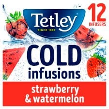 Tetley Herbata Cold Infusions Truskawka & Arbuz 27g