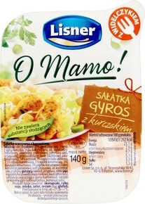 Lisner Sałatka z Kurczaka Gyros 140g