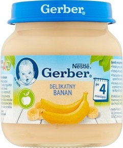 Gerber Deser Banany 125g