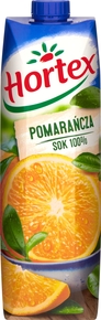 Hortex Sok 100% Pomarańcza 1l