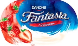Danone Fantasia Truskawka 118g