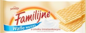 Jutrzenka Wafle Familijne Śmietanka 180g