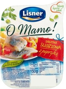 Lisner Sałatka Śledziowa z Papryką 150g