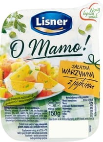 Lisner Sałatka Warzywna z Jajkiem 150g