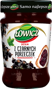 Łowicz Dżem z Czarnych Porzeczek N/S 280g