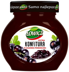 Łowicz Konfitura Czarna Porzeczka 240g