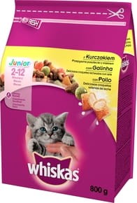 Whiskas Junior Kurczak 800g