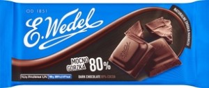 Wedel Czekolada Gorzka 80% Mocna 80g