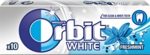 Orbit White Gumy Fresh Mint 10draż. 14g