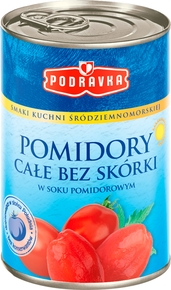 Podravka Pomidory Całe Bez Skórki 400g