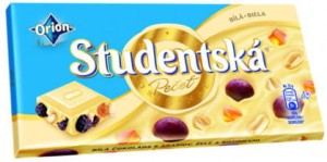 Studentska Czekolada Biała 180g