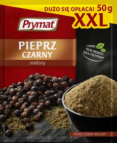 Prymat Pieprz Czarny Mielony 50g