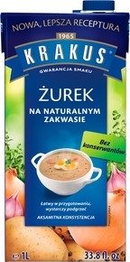 Krakus Żurek Na Naturalnym Zakwasie 1l