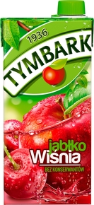 Tymbark Napój Jabłko Wiśnia 1l