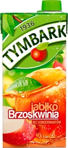 Tymbark Napój Jabłko Brzoskwinia 1l