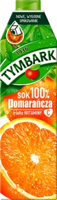 Tymbark Sok Pomarańczowy 100% 1l karton