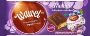 Wawel Czekolada Malaga 100g