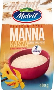 Melvit Kasza Manna Błysk. Waniliowa 400g