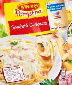 Winiary Pomysł na Spaghetti Carbonara 34g