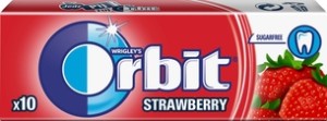 Orbit Gumy Strawberry 10draż.14g