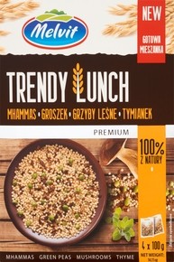 Melvit Trendy Lunch Mhammas Groszek Grzyby Leśne Tymianek 4x100g