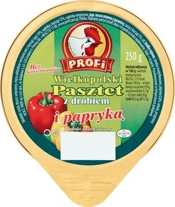 Profi Pasztet z Drobiem i Papryką 250g
