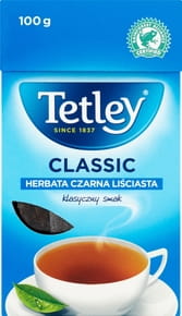 Tetley Czarna Liściasta 100g