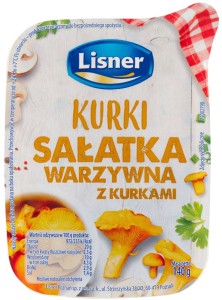 Lisner Sałatka Warzywna z Kurkami 140g