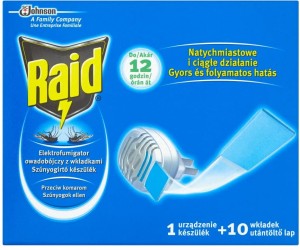 Raid Elektrofumigator z Wkladem