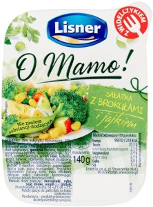 Lisner Sałatka z Brokułami i Jajkiem 140g
