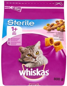 Whiskas Sterile z Łososiem 800g
