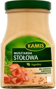 Kamis Musztarda Stołowa Łagodna 185g