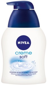 Nivea Creme Soft Mydło w Płynie Dozownik 250g