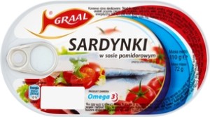 Graal Sardynka w Sosie Pomidorowym 110g