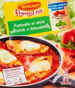 Winiary Pomysł na Kurczaka z Mozarellą 35g