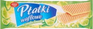 Skawa Płatki Waflowe Limonkowe 130g