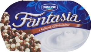 Danone Fantasia z Kulkami w Czekoladzie 100g