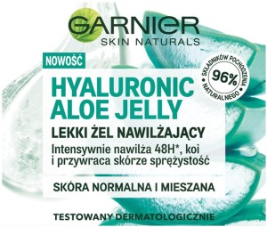 Garnier Hyaluronic Aloe Jelly Lekki Żel Nawilżający 50ml
