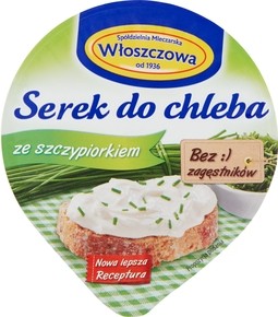 Włoszczowa Serek Do Chleba Ze Szczypiorkiem 100g