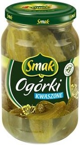Smak Ogórki Kwaszone 900g