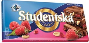 Studentska Czekolada Malina 180g