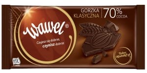 Wawel Czekolada 74% Cocoa Ziarno Kakaowe z Kamerunu 100g