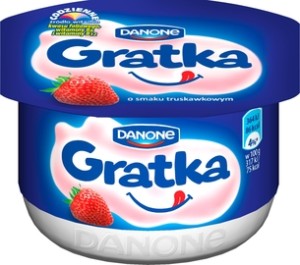 Danone Gratka Truskawkowa 115g