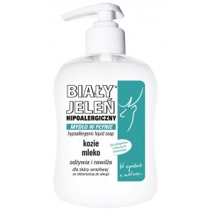 Biały Jeleń Mydło w Płynie Dozownik 500ml Kozie Mleko